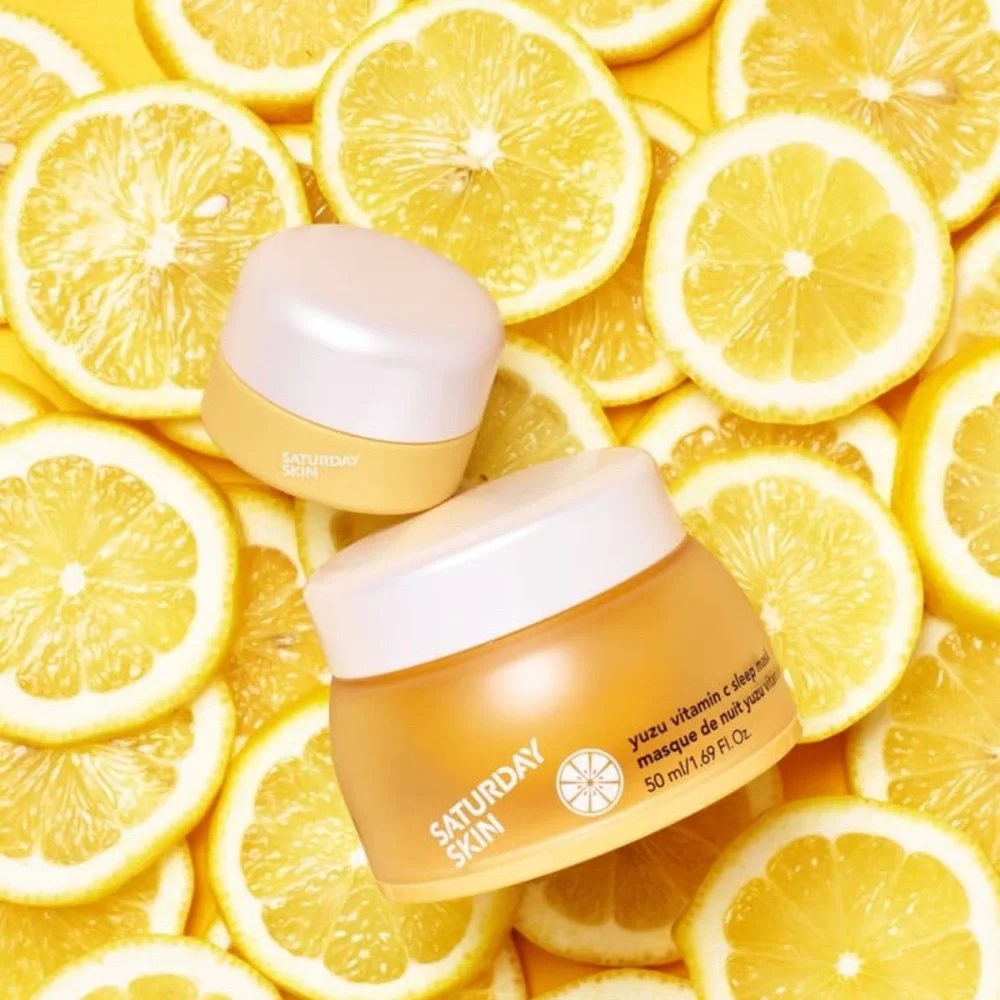 $4❤️‍🔥 Saturday Skin Yuzu Vitamin C Sleep Mask 🍋🌙 NEW